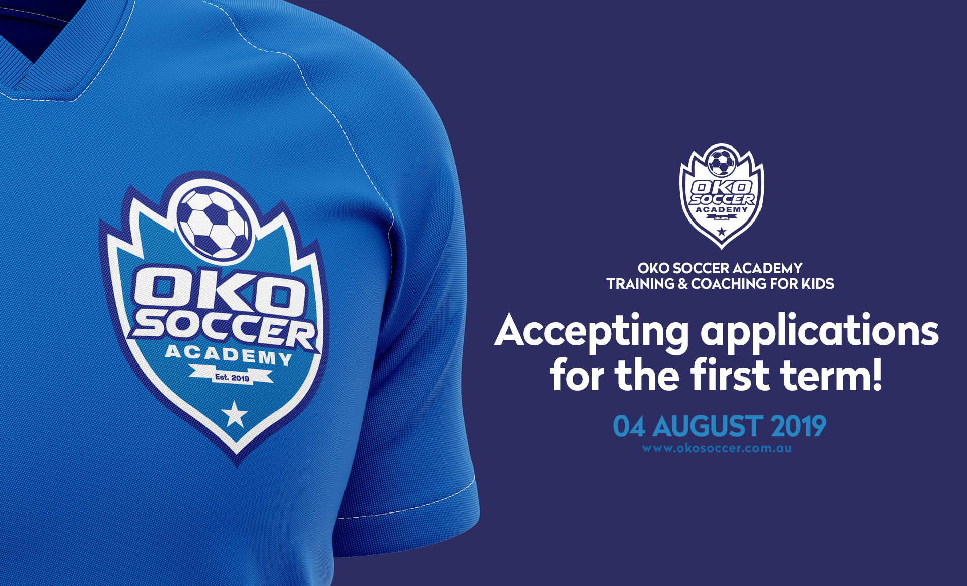 Branding, logo design, social media, marketing materials & web design for OKO Soccer Academy - premier coaching and traiing for kids.